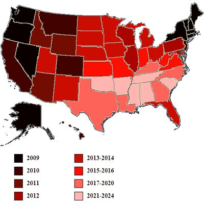 Future gay marriage map