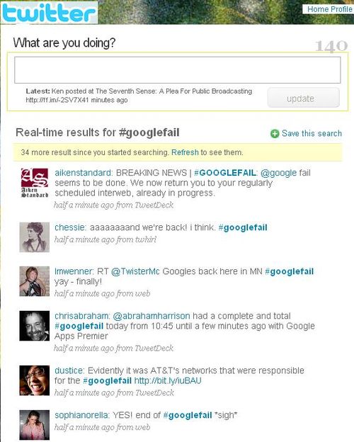 Googlefailover