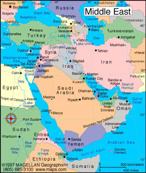 Mapmiddleeast