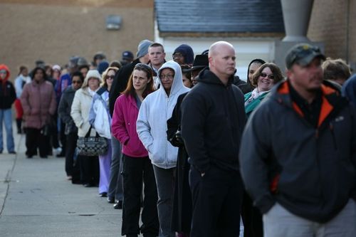 Voting-line